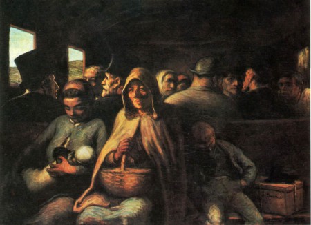 Daumier: vagone di terza classe